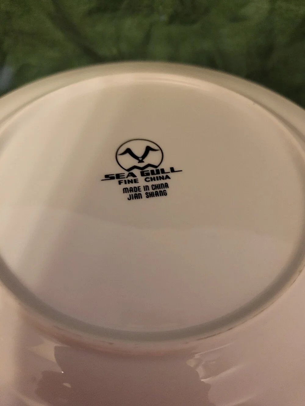 Seagull Fine China Set Of 4 Festive Christmas Tree Dessert Plates